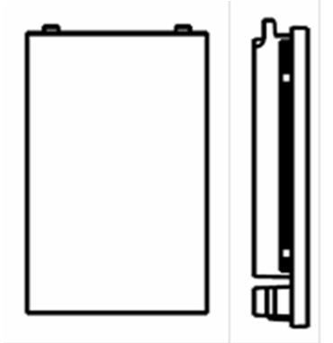 BLINDABDECKUNG FÜR 6C BUCHSENBLENDE