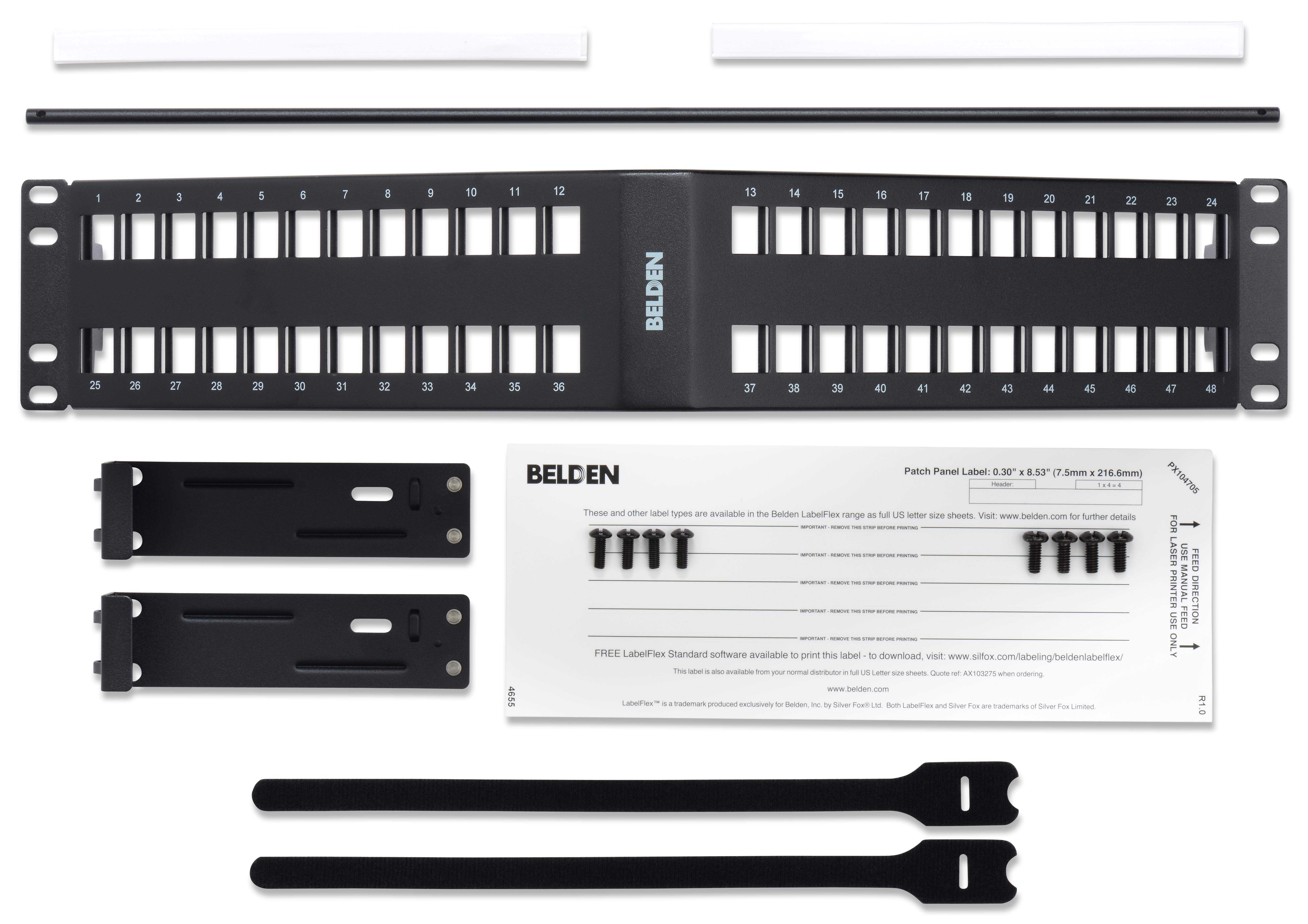 KCONN PP 48 2U, gewinkelt