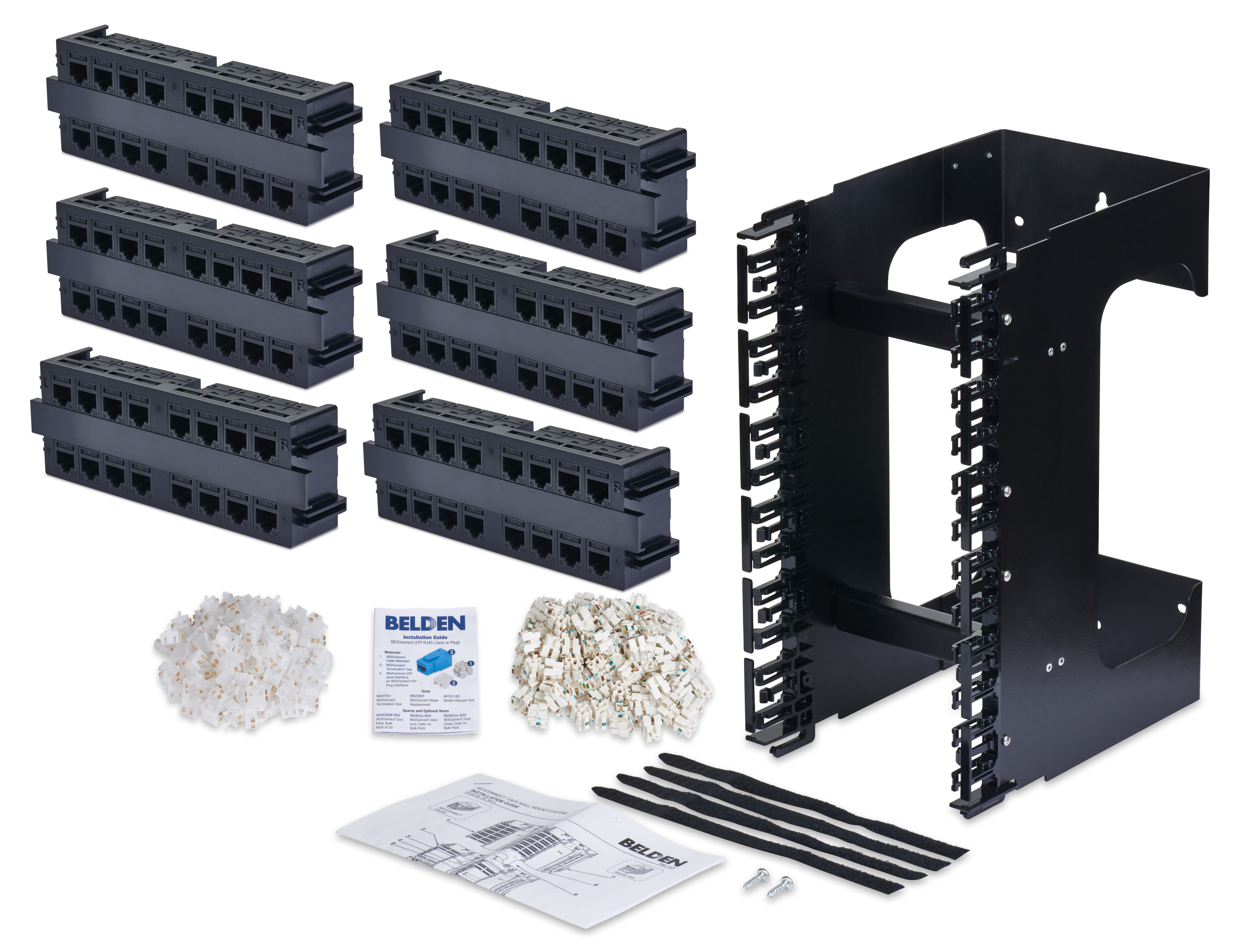 REVConnect Wandmontage-Anschlusset für Buchsen 96P