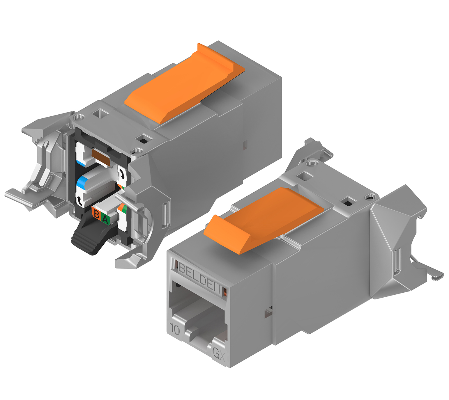 Ind REVConn C6A STP-Buchse