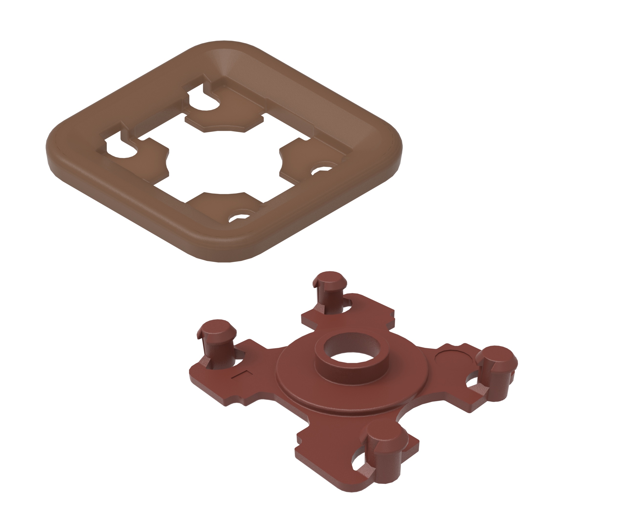 GAN-Dichtung + Kunststoffclip