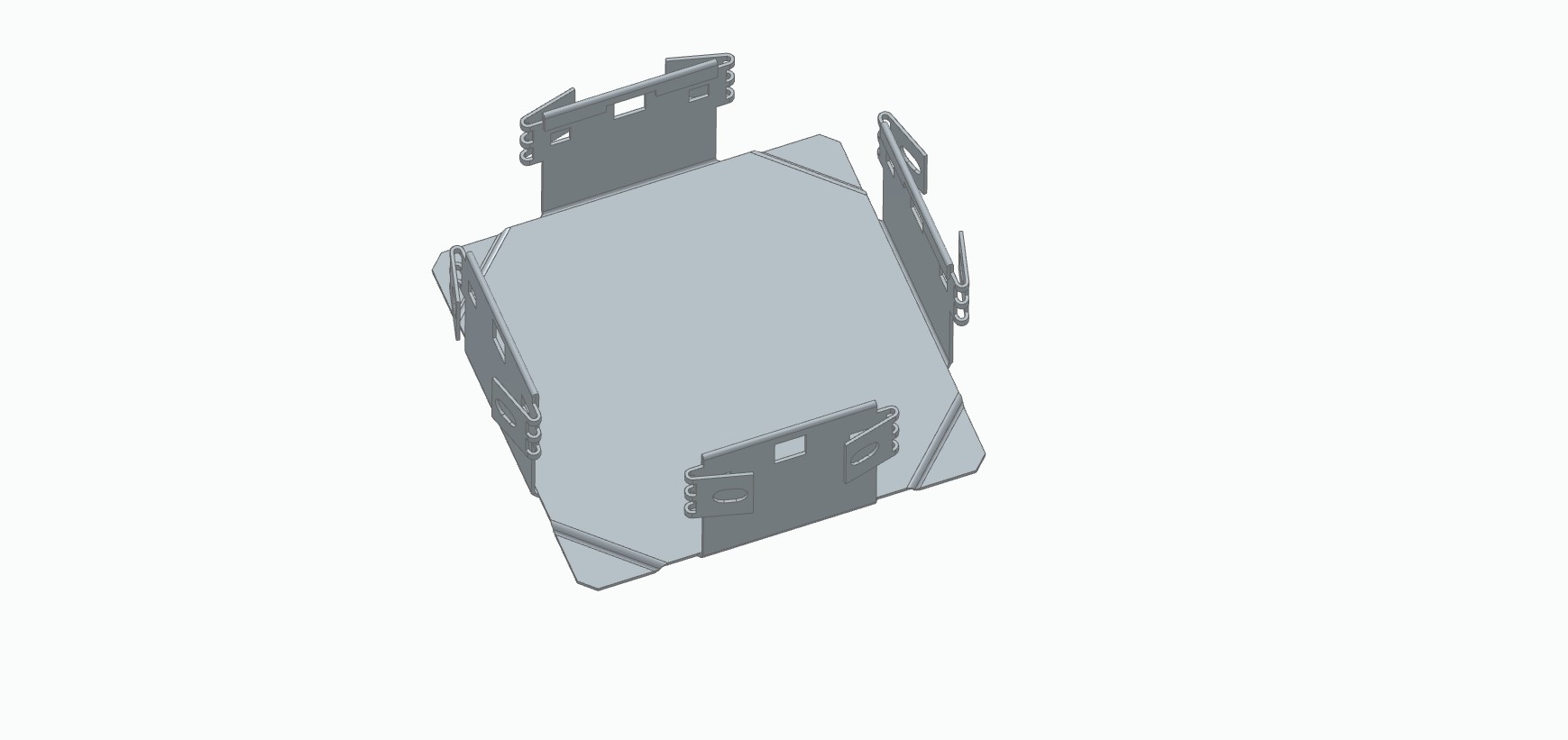 WireMesh Kabeltrasse im Querschnitt