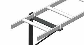 Dreieckiger Stützbügel aus Aluminium