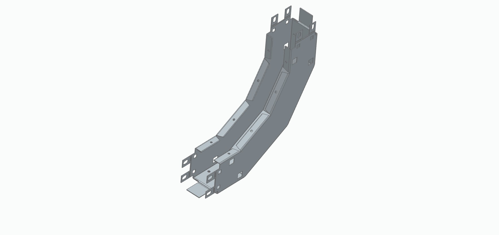 WireMesh Kabeltrasse Kniestück nach oben – Sec