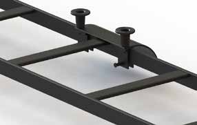 Runde Kabelführung für Längsträger