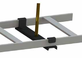 Halterung für Kabelkanal Mittelstütze im Set